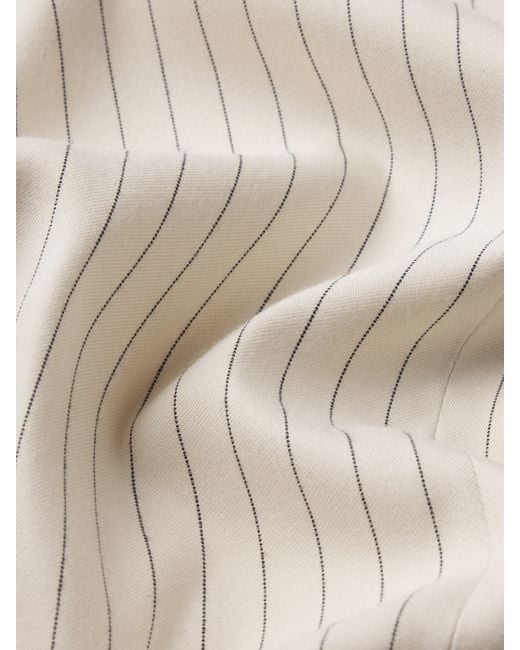 FRAME White The Pinstripe Avenue Vest