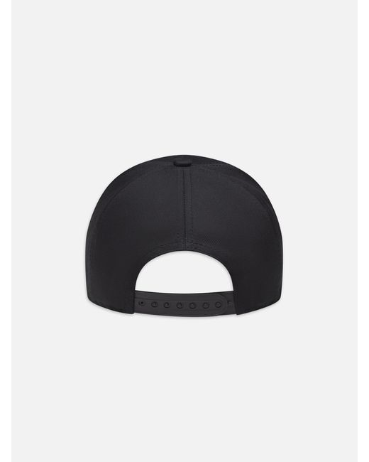 FRAME Black Ritz Cotton Trucker Hat