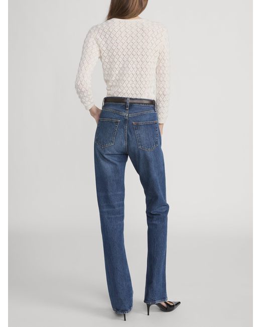 FRAME White The Pearl Sweater