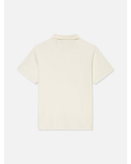 FRAME White Jacquard Polo