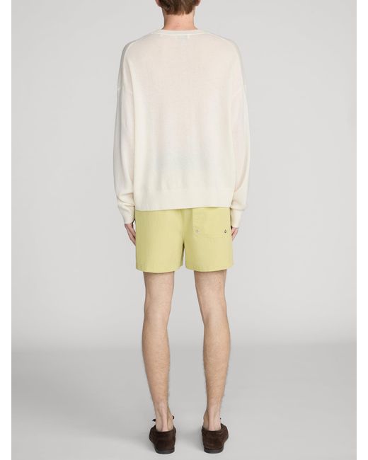 FRAME Green Nylon Lined Short for men