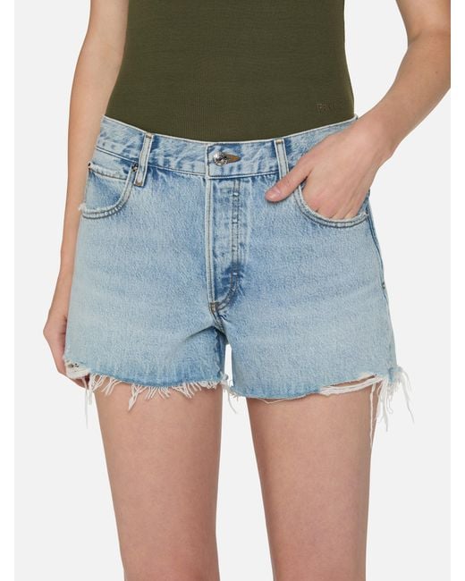 FRAME Blue The Hang Short