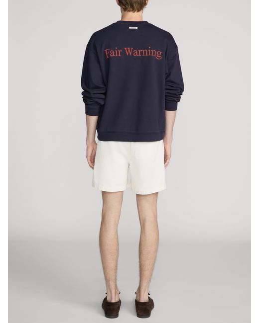 FRAME Blue Sotheby's Sweatshirt for men