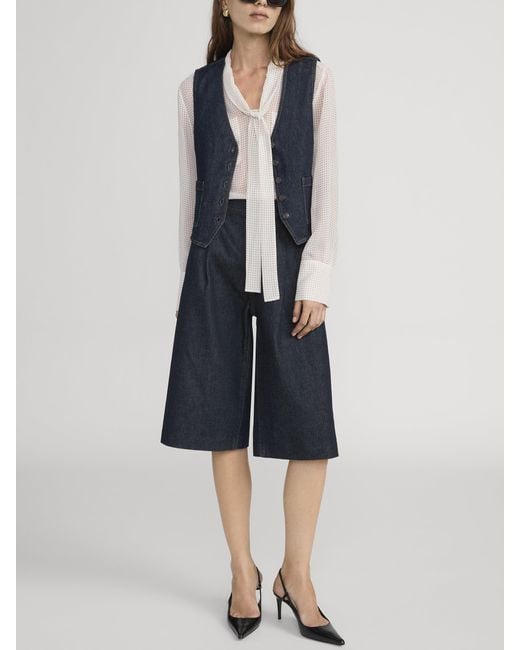 FRAME Blue The Tailored Short