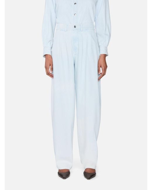 FRAME White The Tapered Trouser