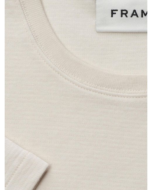 FRAME White Duo Fold Tee for men