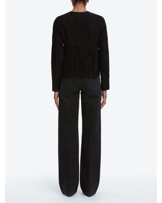 FRAME Black The Saddle Jacket