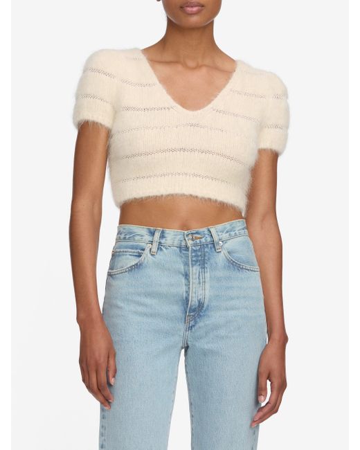 FRAME White The Cloud Sweater
