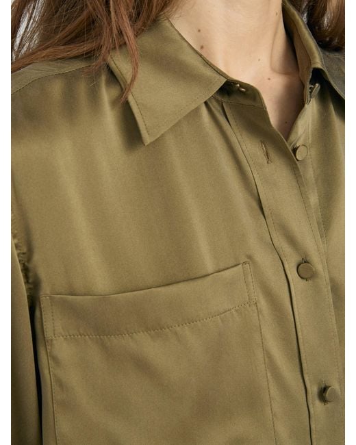 FRAME Green The Modern Utility Shirt