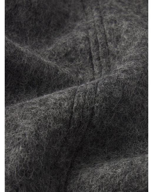 FRAME Black The Wool Cropped Jacket