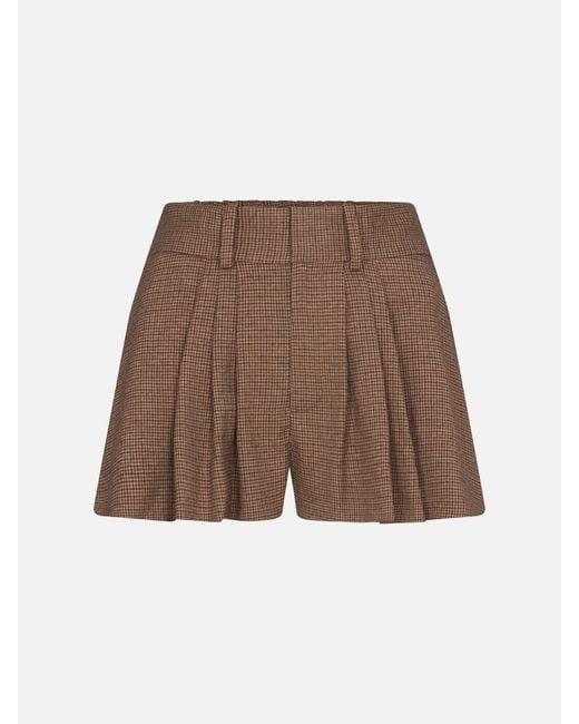 FRAME Brown The Refract Mini Short