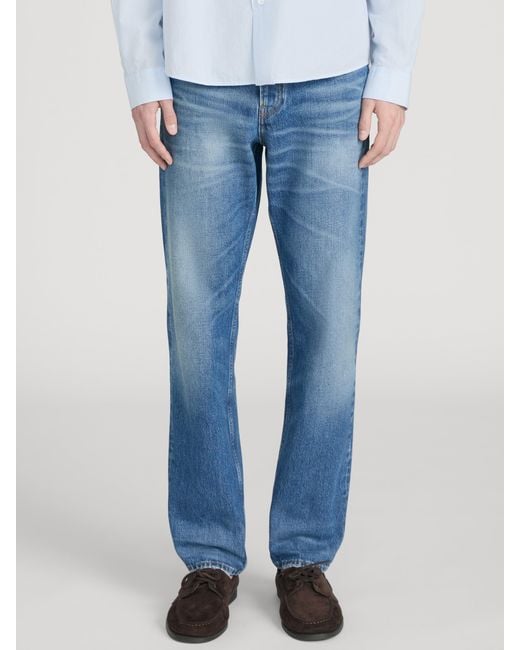 FRAME Blue The Straight Jean for men