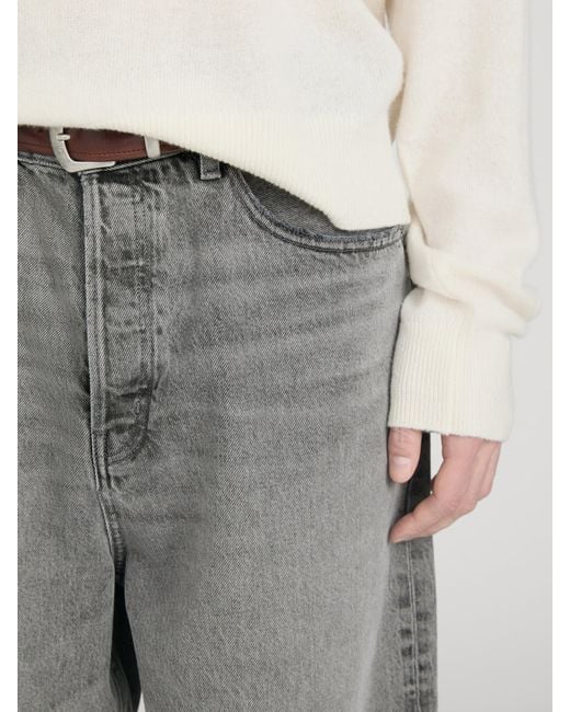 FRAME Gray Baggy Jean for men