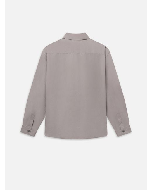 FRAME Gray Cotton Shirt for men