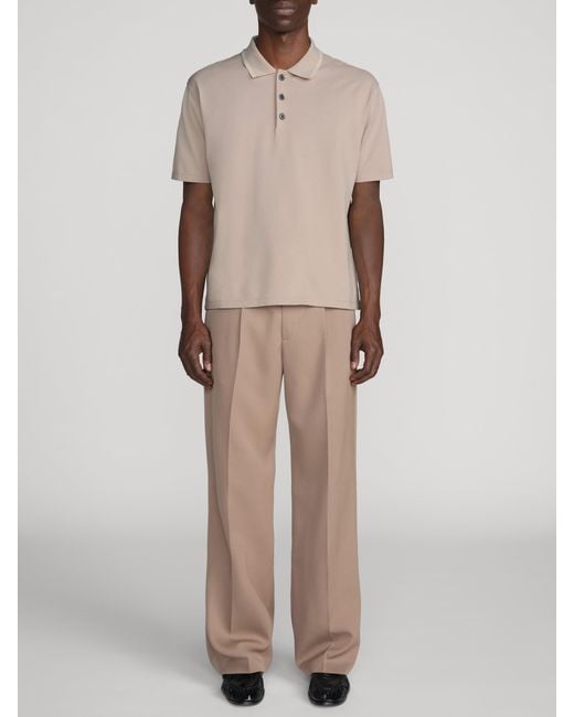 FRAME Natural Light Pique Polo for men