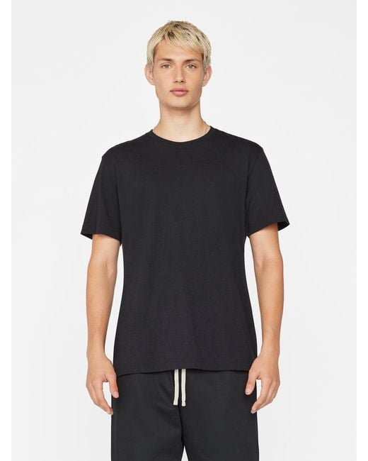 FRAME Black Frame Logo Tee for men