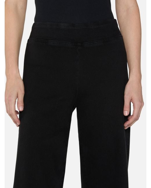 FRAME Black The Jetset Slim Palazzo