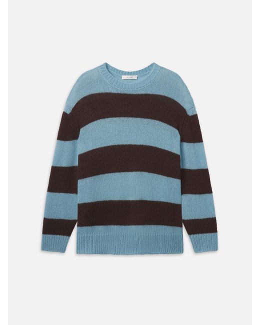 FRAME Blue The Fuzzy Striped Crew
