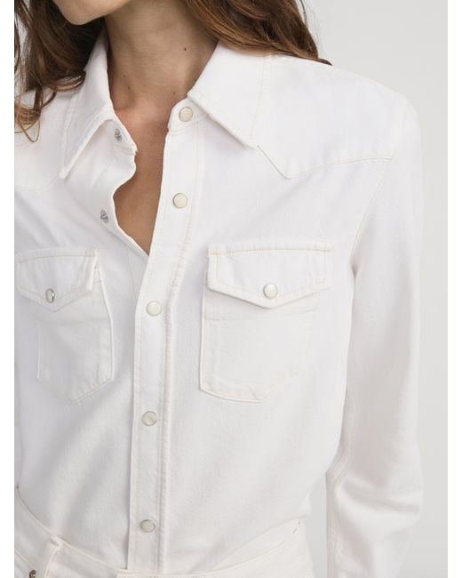 FRAME White The Classic Shirt