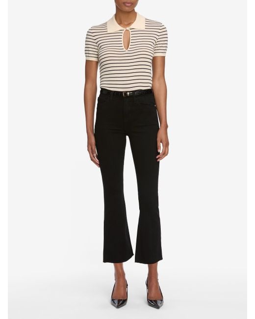 FRAME Black Le Crop Mini Boot