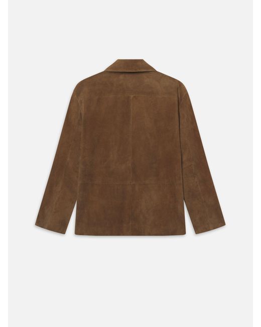 FRAME Brown Suede Blazer for men