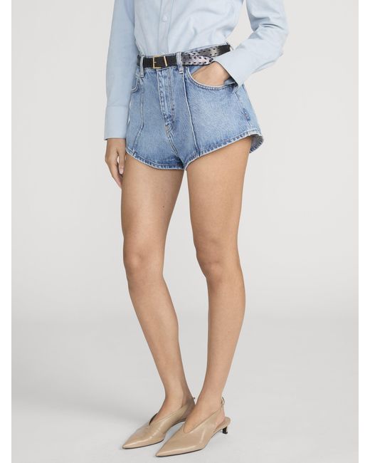 FRAME Blue The Tilt Short