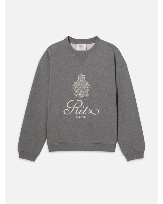 FRAME Gray Ritz Sweatshirt