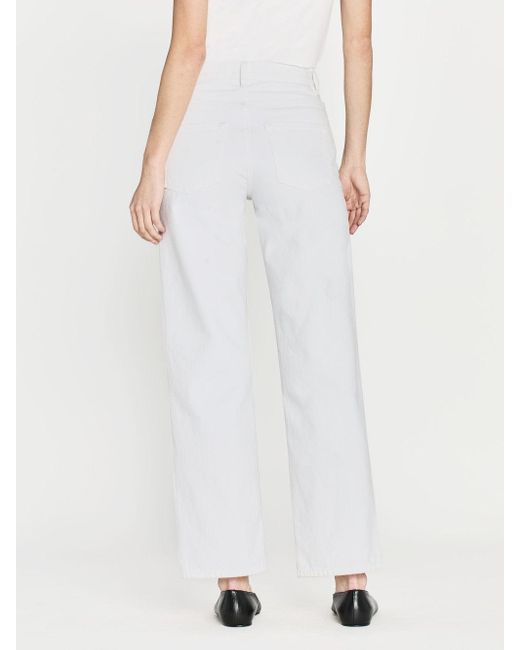 FRAME White The Slouchy Straight