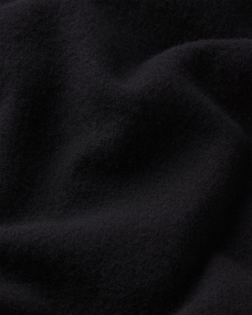 FRAME Black The Ritz Wool Scarf