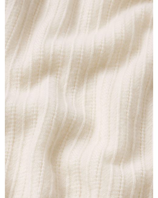 FRAME White The Ladder Pointelle Sweater