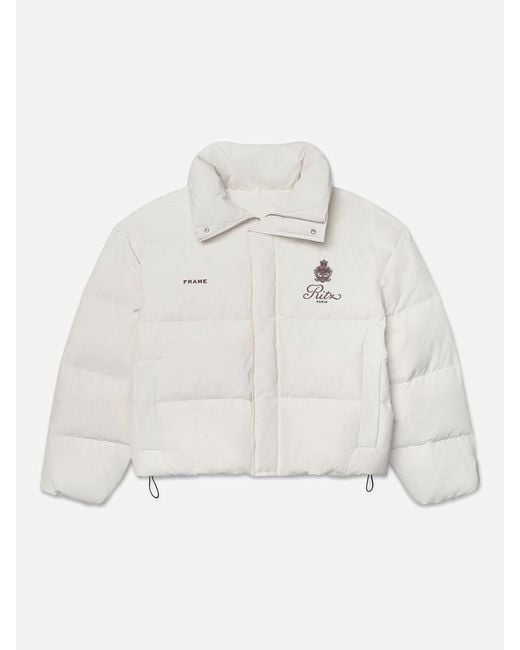 FRAME White Ritz Puffer
