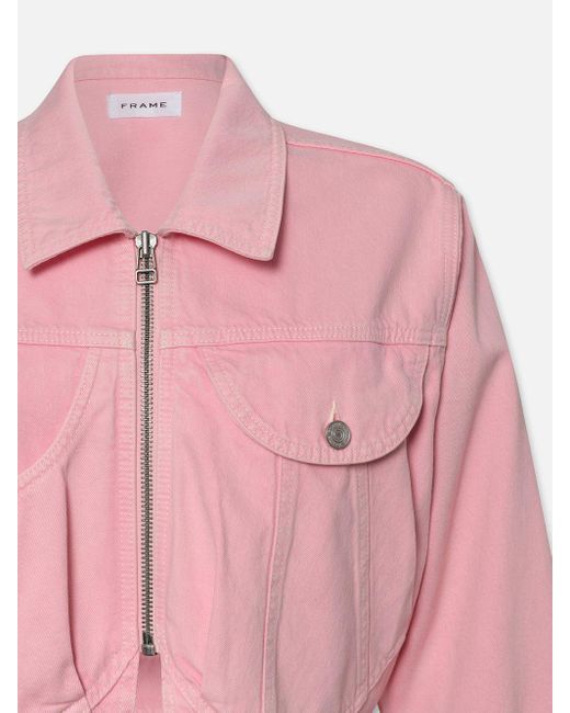 FRAME Pink Heart Jacket