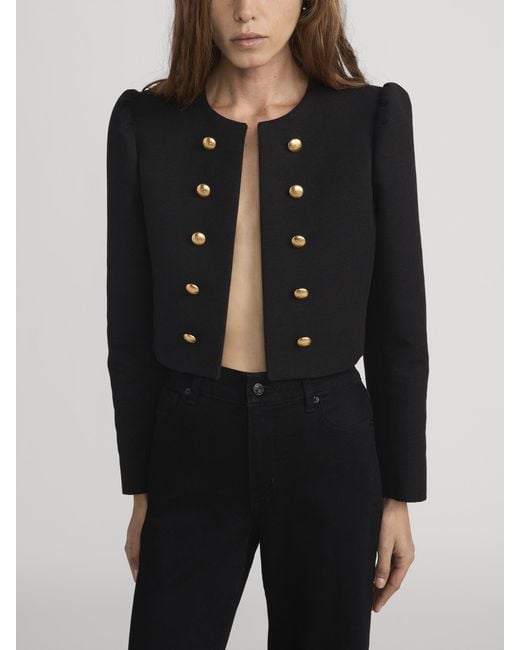 FRAME Black The Ritz Nova Jacket