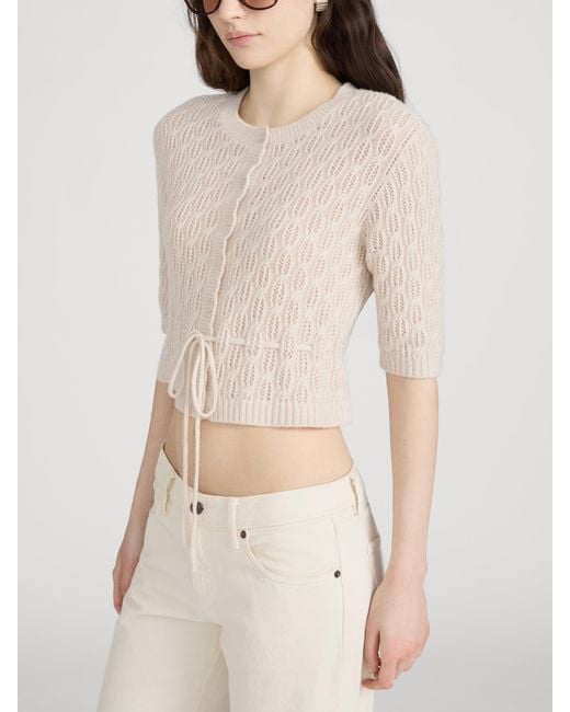 FRAME Natural The Clover Cardi