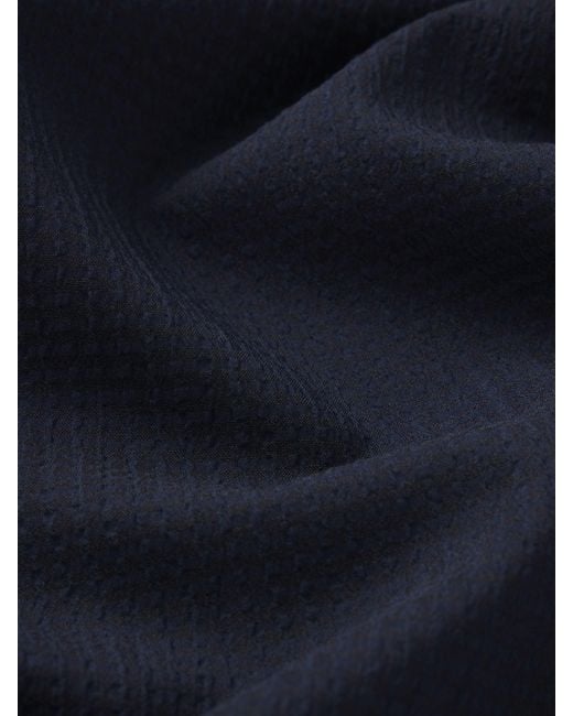 FRAME Blue Seersucker Blouson for men