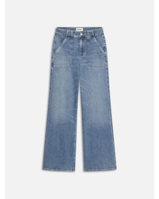 FRAME Blue Modern Pocket Jean