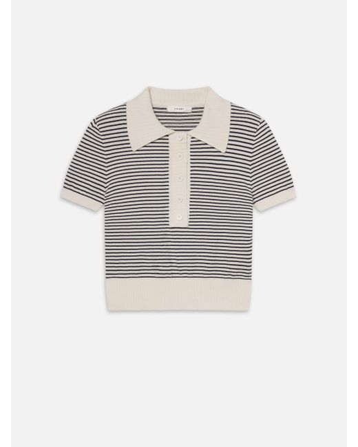 FRAME Gray The Graduate Polo