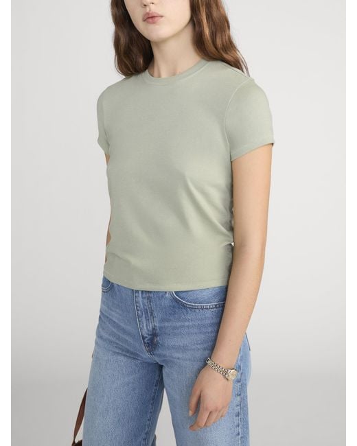 FRAME Green The Vintage Baby Tee