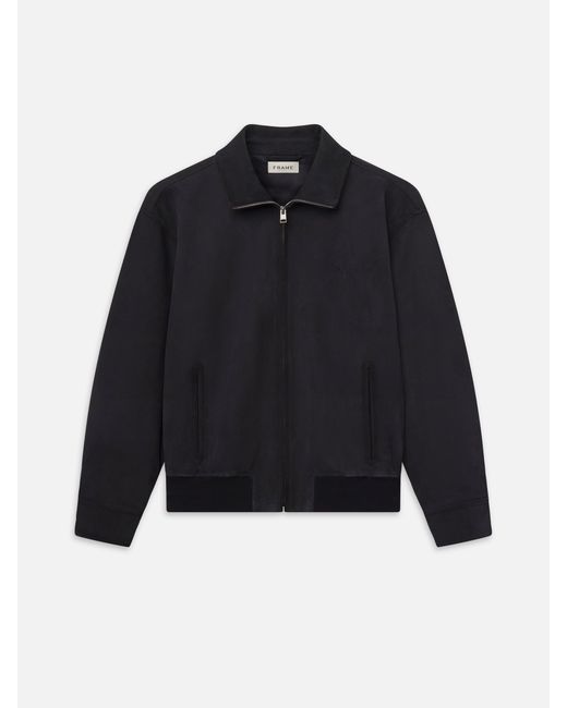 FRAME Blue Sotheby's Suede Jacket for men