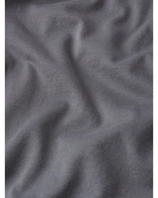 FRAME Gray Light Cotton Tee for men