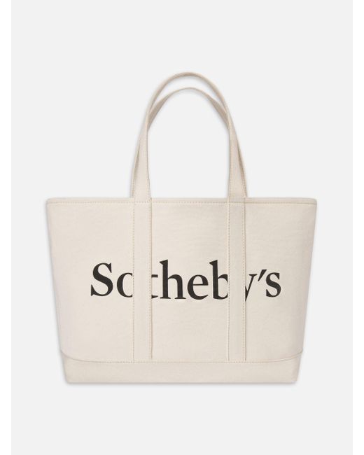 FRAME Natural Sotheby's Canvas Tote Bag for men