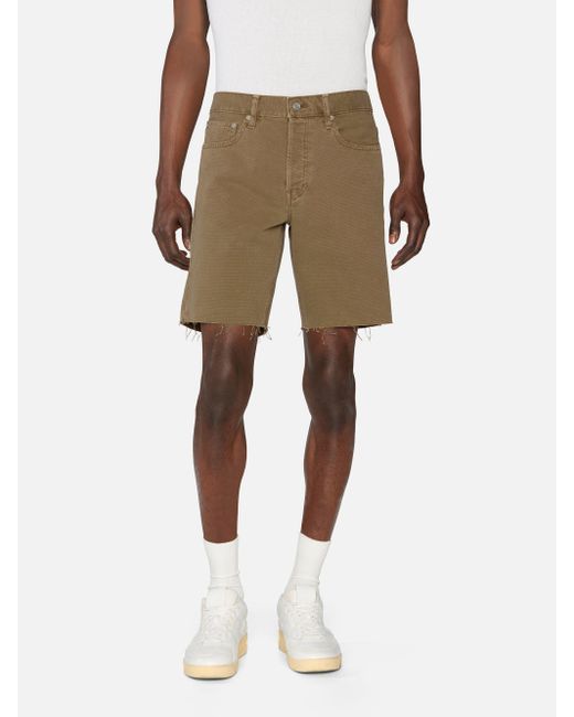 FRAME Natural Relaxed Short Raw Hem