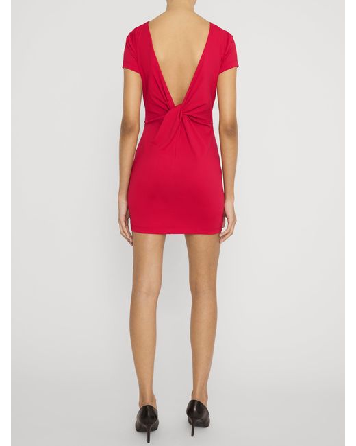 FRAME Pink The Monaco Mini Dress