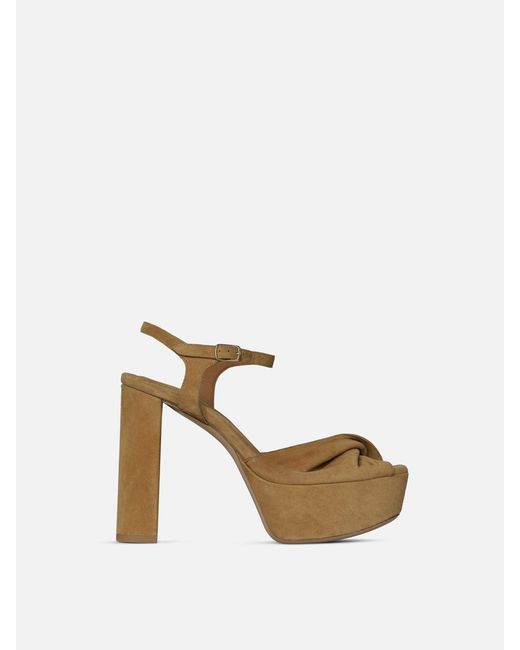 FRAME White Camille Platform Heel