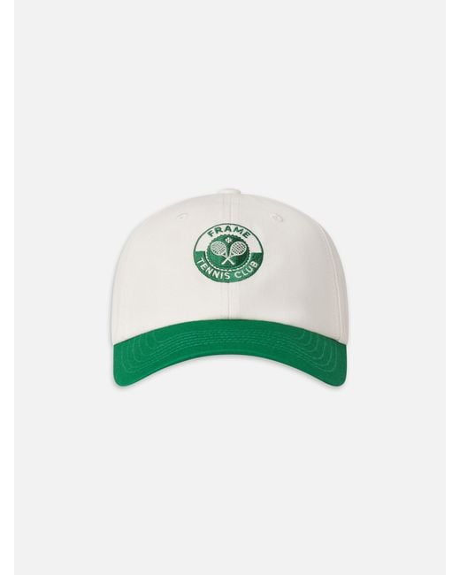 FRAME Green Tennis Cap for men