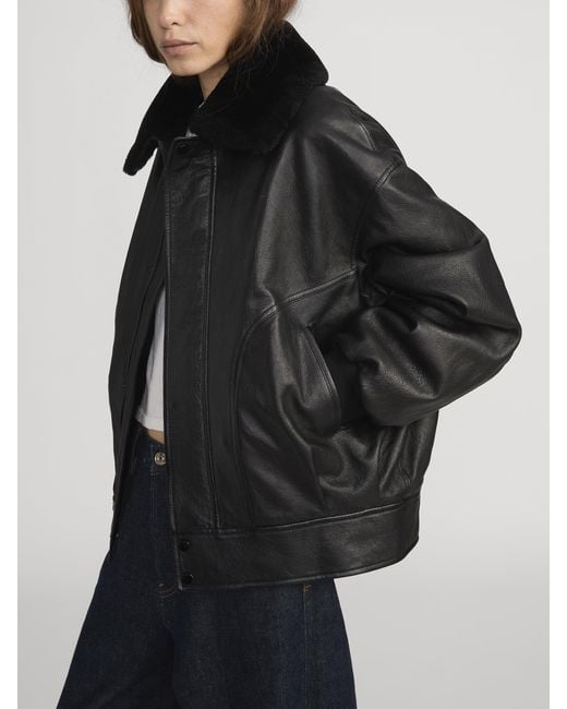 FRAME Black The Nightcap Bomber