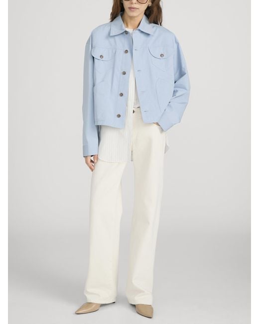 FRAME Blue The Utility Jacket