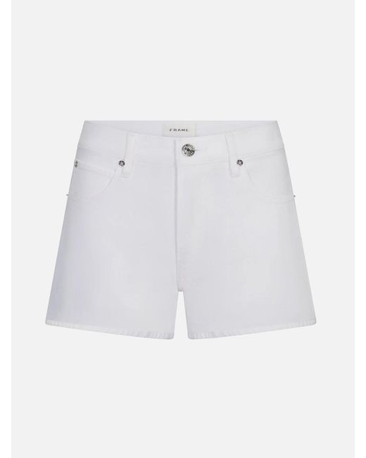 FRAME Blue The Long Hang Short