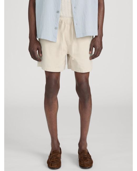 FRAME White Drawstring Shorts for men