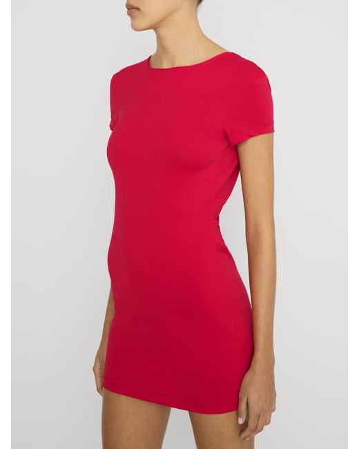 FRAME Pink The Monaco Mini Dress